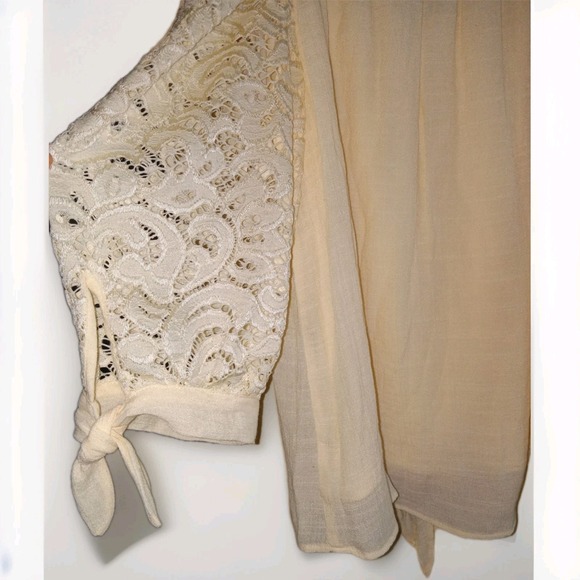 NWT‎ Youth Girls Ally B Yellow Top Shirt W/ Head Band Yellow Lace XL 16 - Picture 7 of 12